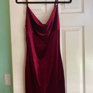 F21 Velvet cocktail dress